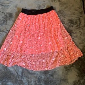Lularoe lola midi skirt EUC